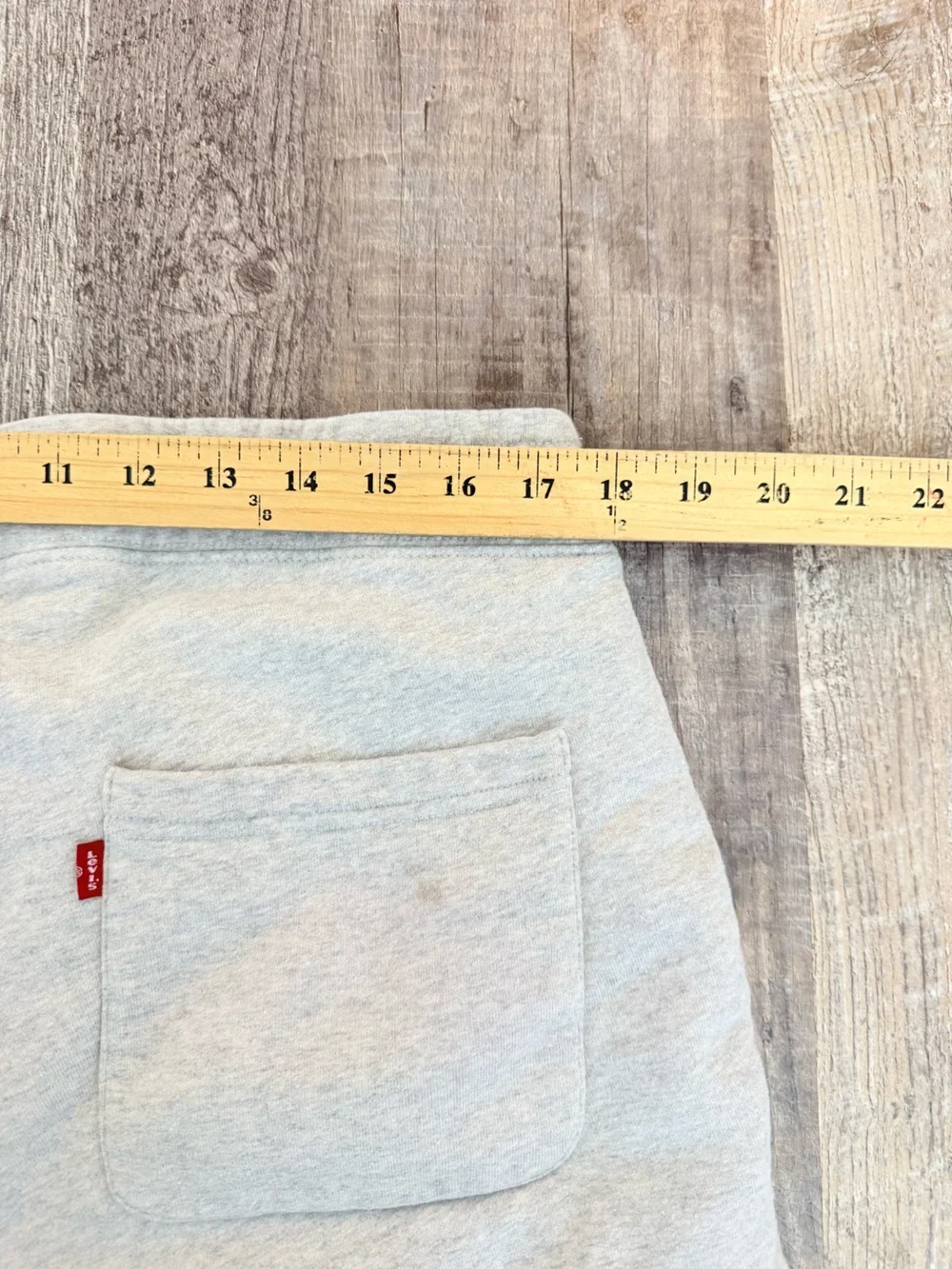 Levi’s Sweat Shorts Men’s L Gray Fleece Drawstring Lounge Casual